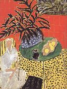 Henri Matisse Black Fern (mk35) oil painting reproduction